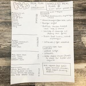 Keto Meal Plan for Over 60